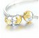 Zacvakávacia korálka "Gold Heart" 925 Šterlingové striebro