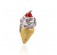 Prívesok na náramok "Sweet Ice Cream" 925 Šterlingové striebro