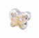 Prívesok na náramok "Gold Butterfly" 925 Šterlingové striebro