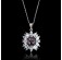 Jemná strieborná retiazka s príveskom "Swarovski Element"