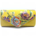 Spoločenská večerná kabelka "Floral Clutch"