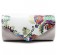 Spoločenská večerná kabelka - biela "Floral Clutch"