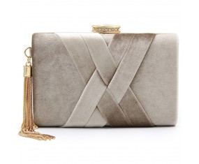 Spoločenská večerná kabelka "Suede Clutch"