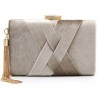 Spoločenská večerná kabelka "Suede Clutch"