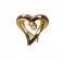 Prívesok na náramok "Loving Hearts" 925 Šterlingové striebro